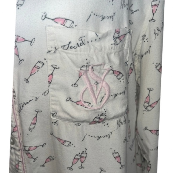 Victoria’s Secret Pink Champagne Print Pajama Set - Size M - Picture 3 of 7